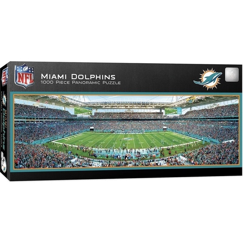 Miami Dolphins 1000 Piece Panoramic Puzzle