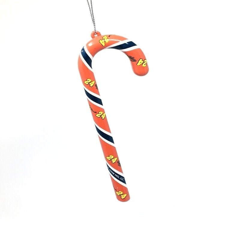 Jeff Gordon #24 Candy Cane Ornaments Set of 12
