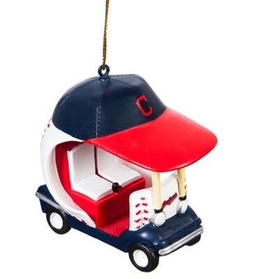 Cleveland Indians MLB Field Car Christmas Ornament