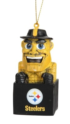 Pittsburgh Steelers Tiki Mascot Ornament