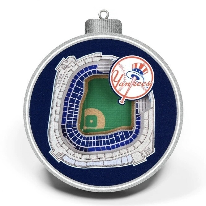 New York Yankees 3D Stadium View Ornament New York Yankees 3D Stadium View Ornament