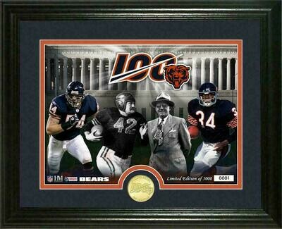 Chicago Bears 100th Anniversary Traditions Bronze Coin Photo Mint 5/5000