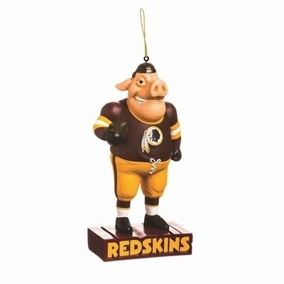 Washington Redskins Mascot Statue Christmas Ornament