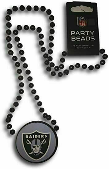 Las Vegas Raiders Party Beads Necklace