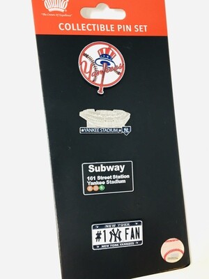 New York Yankees Collectible Pin Set
