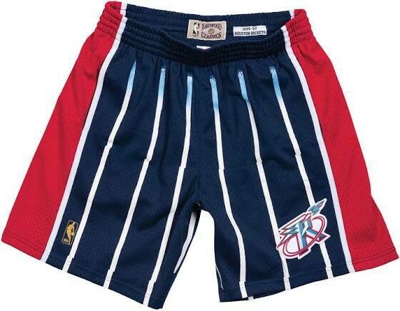 Houston Rockets 96-97 Men's Road Mitchell & Ness Swingman Shorts