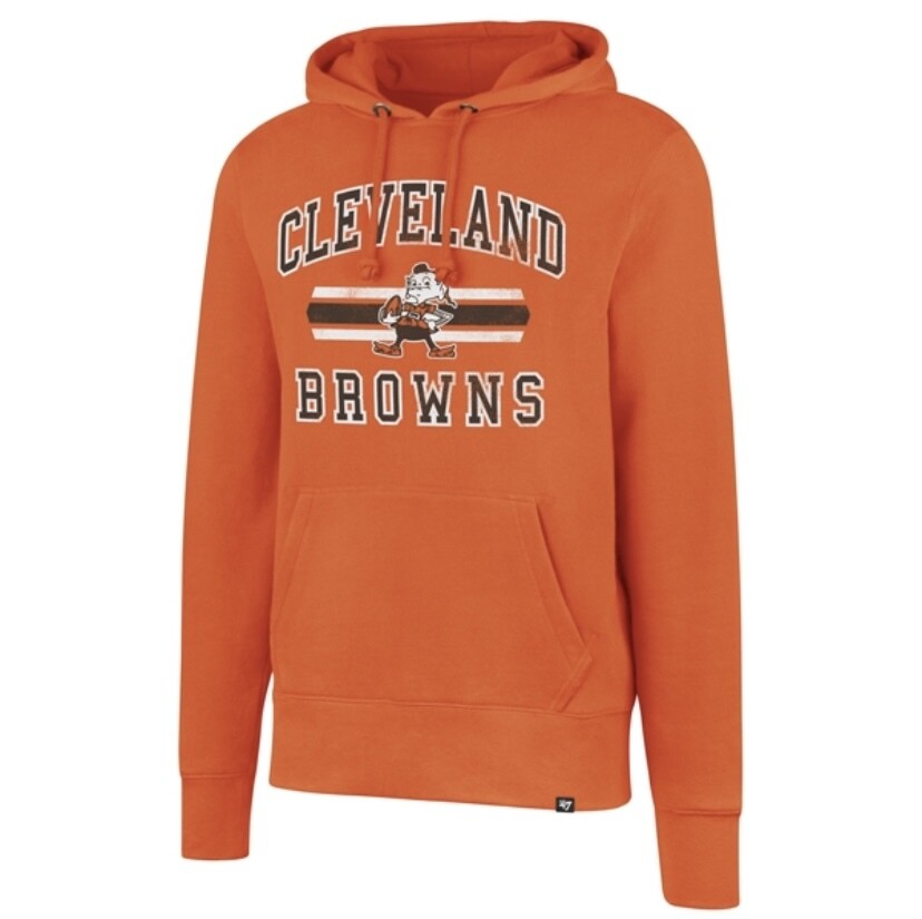 Cleveland Browns Men's Orange 47 Brand Hoodie