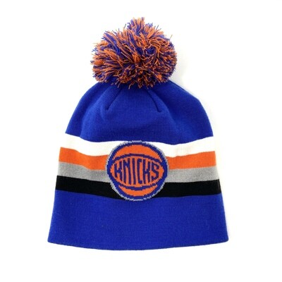 New York Knicks Men’s Mitchell & Ness Pom Knit Hat