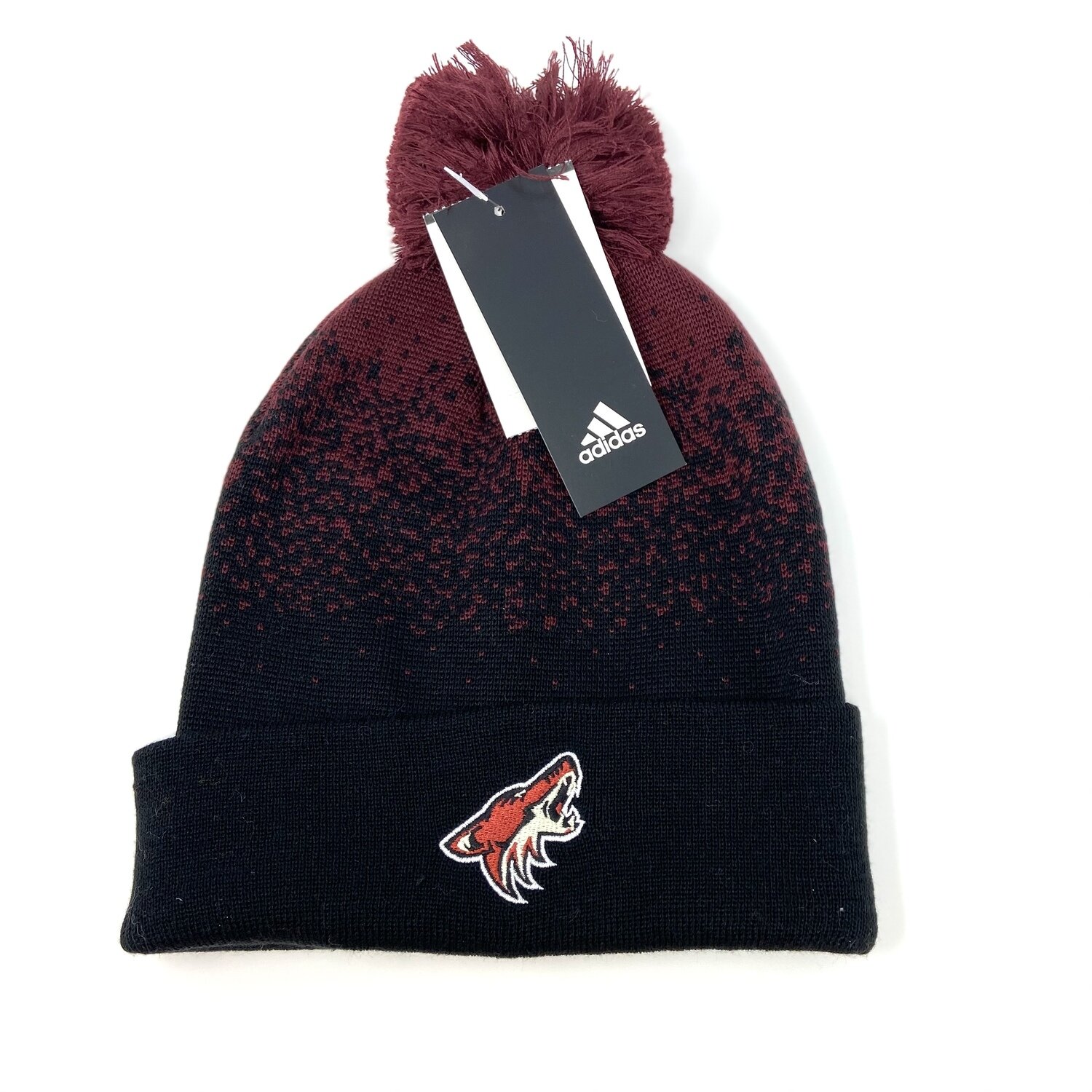 Arizona Coyotes Men’s Adidas Cuffed Pom Knit Hat