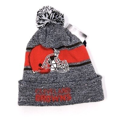 Cleveland Browns Men's Light 'Em Up Pom Knit Hat