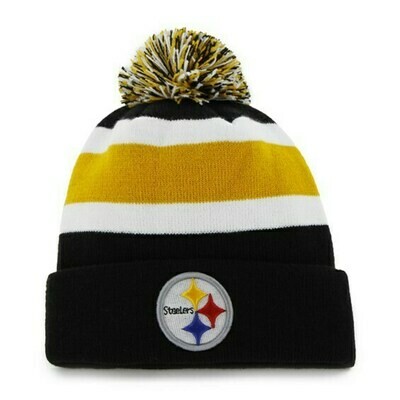 Pittsburgh Steelers Men’s 47 Brand Cuffed Pom Knit Hat