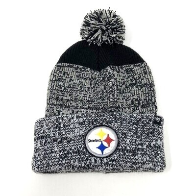 Pittsburgh Steelers Men’s 47 Brand Cuffed Pom Knit Hat