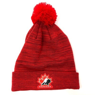 Canada Men's Hockey Cuffed Pom Knit Hat