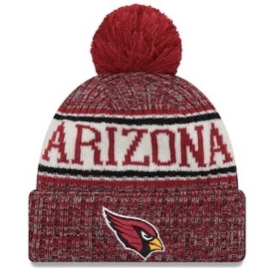 Arizona Cardinals Men's New Era Cuffed Pom Knit Hat