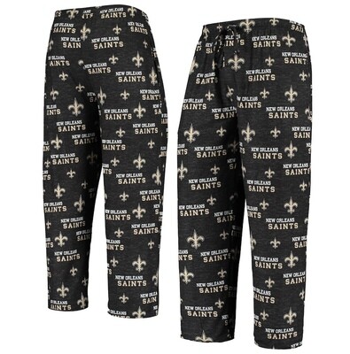 New Orleans Saints Men's Concepts Sport Zest Pajama Pants New Orleans Saints Men's Concepts Sport Zest Pajama Pants
