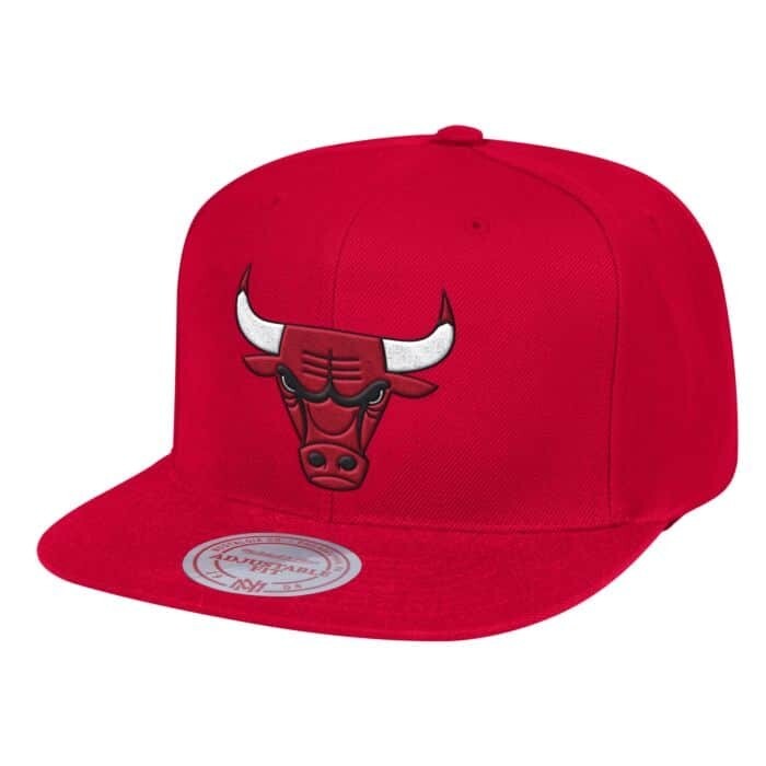 Chicago Bulls Men’s Team Ground Mitchell & Ness Snapback Hat
