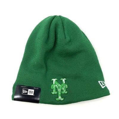 New York Mets Green Men's New Era Knit Hat