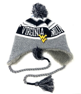 West Virginia Mountaineers Top of the World Tassel Knit Hat