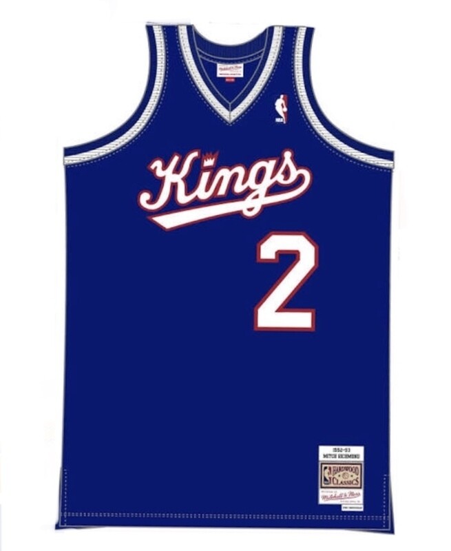 Sacramento Kings Mitch Richmond 1992-93 Blue Mitchell & Ness Men's Swingman Jersey
