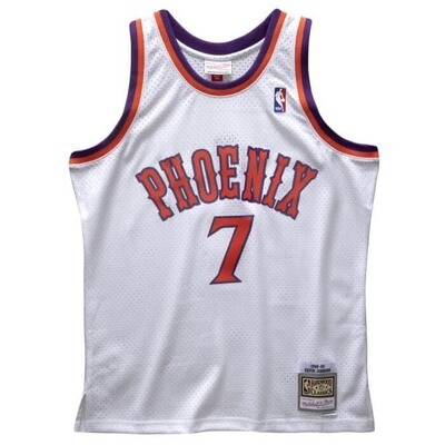 Phoenix Suns Kevin Johnson 1988-89 White Mitchell & Ness Men's Swingman Jersey