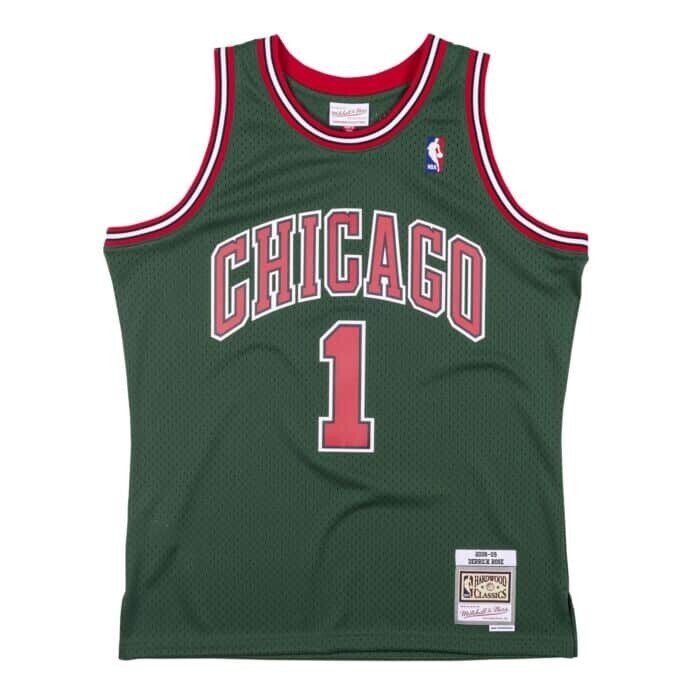 Chicago Bulls Derrick Rose 2008-09 Green Mitchell & Ness Men’s Swingman Jersey