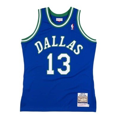 Dallas Mavericks Steve Nash 1998-99 Blue Mitchell & Ness Men’s Swingman Jersey