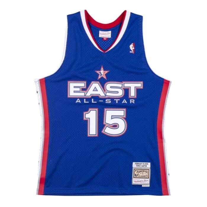 New Jersey Nets Vince Carter 2005 East All Star Blue Mitchell & Ness Men’s Swingman Jersey