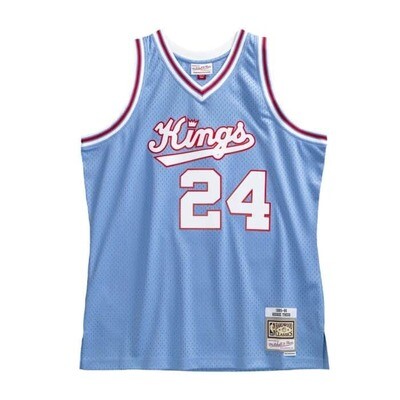 Sacramento Kings Reggie Theus 1985-86 Baby Blue Mitchell & Ness Men's Swingman Jersey