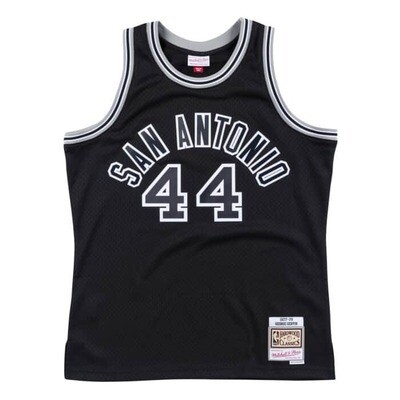San Antonio Spurs George Gervin 1977-78 Black Mitchell & Ness Men's Swingman Jersey