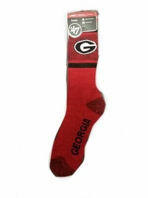 Georgia Bulldogs Adult 47 Brand Socks