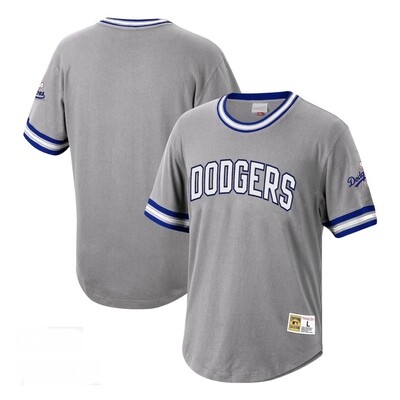 Los Angeles Dodgers Men's Cooperstown Collection Wild Pitch Mitchell & Ness Jersey Shirt