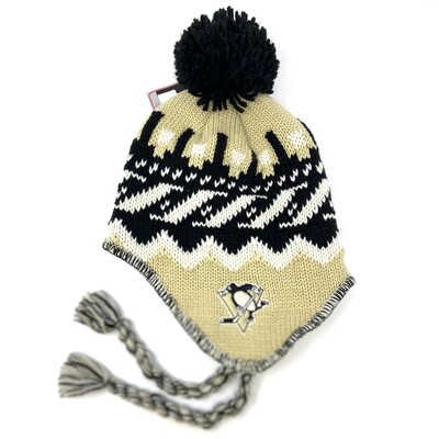 Pittsburgh Penguins New Era Tassel Knit Hat