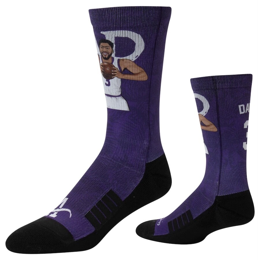 Los Angeles Lakers Anthony Davis Men’s LA Comfy Socks