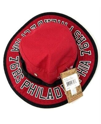 Philadelphia 76ers Men’s Mitchell & Ness Team Burst Boonie Bucket Hat, Size: Lg/XL