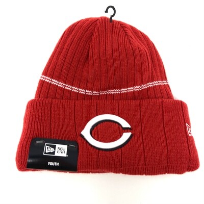 Cincinnati Reds Youth New Era Knit Hat