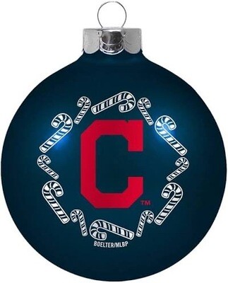 Cleveland Indians Team Glass Ball Ornament