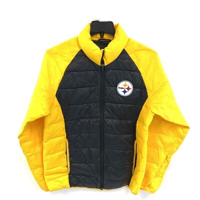 Pittsburgh Steelers Men's Black/Gold Reinforcer Full-Zip Jacket