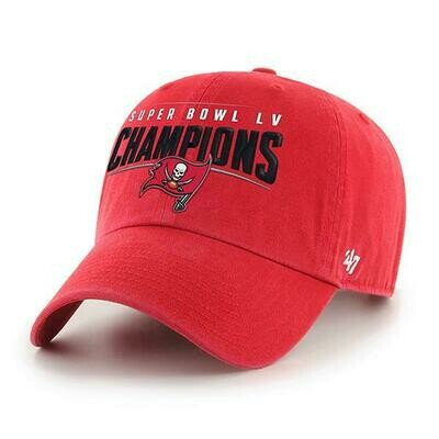Tampa Bay Buccaneers Super Bowl LV Champions Men’s 47 Brand Clean Up Adjustable Hat