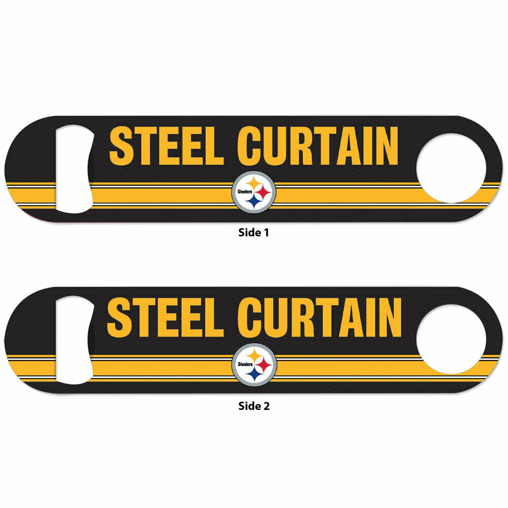 Pittsburgh Steelers Steel Curtain Bottle Opener