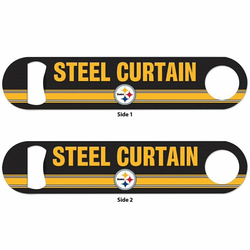 Pittsburgh Steelers Steel Curtain Bottle Opener