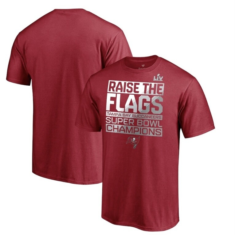 Tampa Bay Buccaneers Men’s Super Bowl Celebration T-Shirt