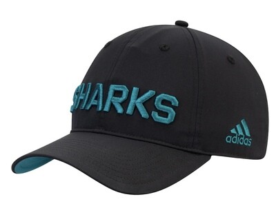San Jose Sharks Men’s Adidas Strapback Adjustable Hat