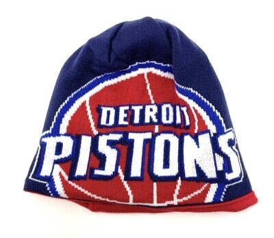 Detroit Pistons Adidas Men's Reversible Knit Hat