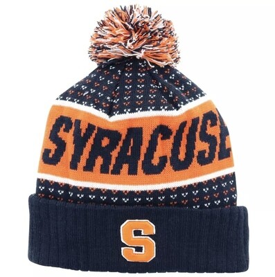 Syracuse Orange Men's Top of the World Cuffed Pom Knit Hat