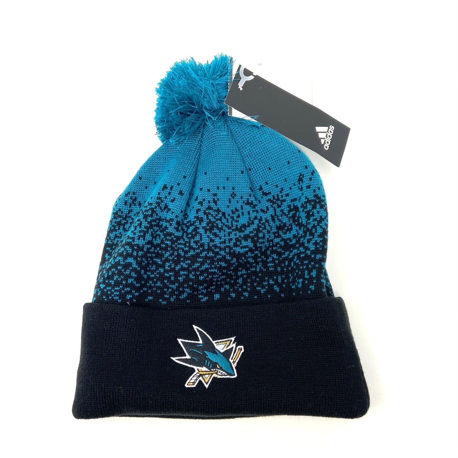 San Jose Sharks Men’s Adidas Cuffed Knit Hat
