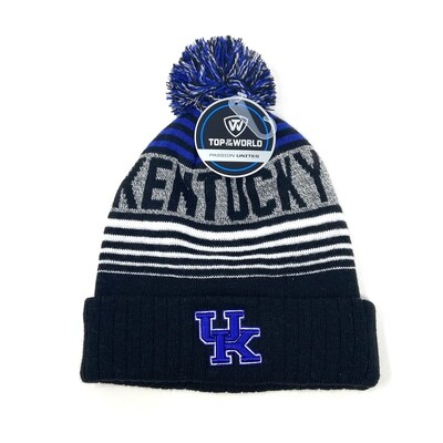 Kentucky Wildcats Men’s Top of the World Cuffed Knit Hat