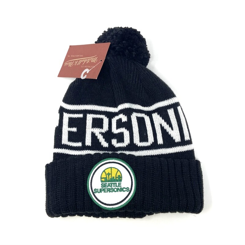 Seattle SuperSonics Men’s Mitchell & Ness Cuffed Pom Knit Hat