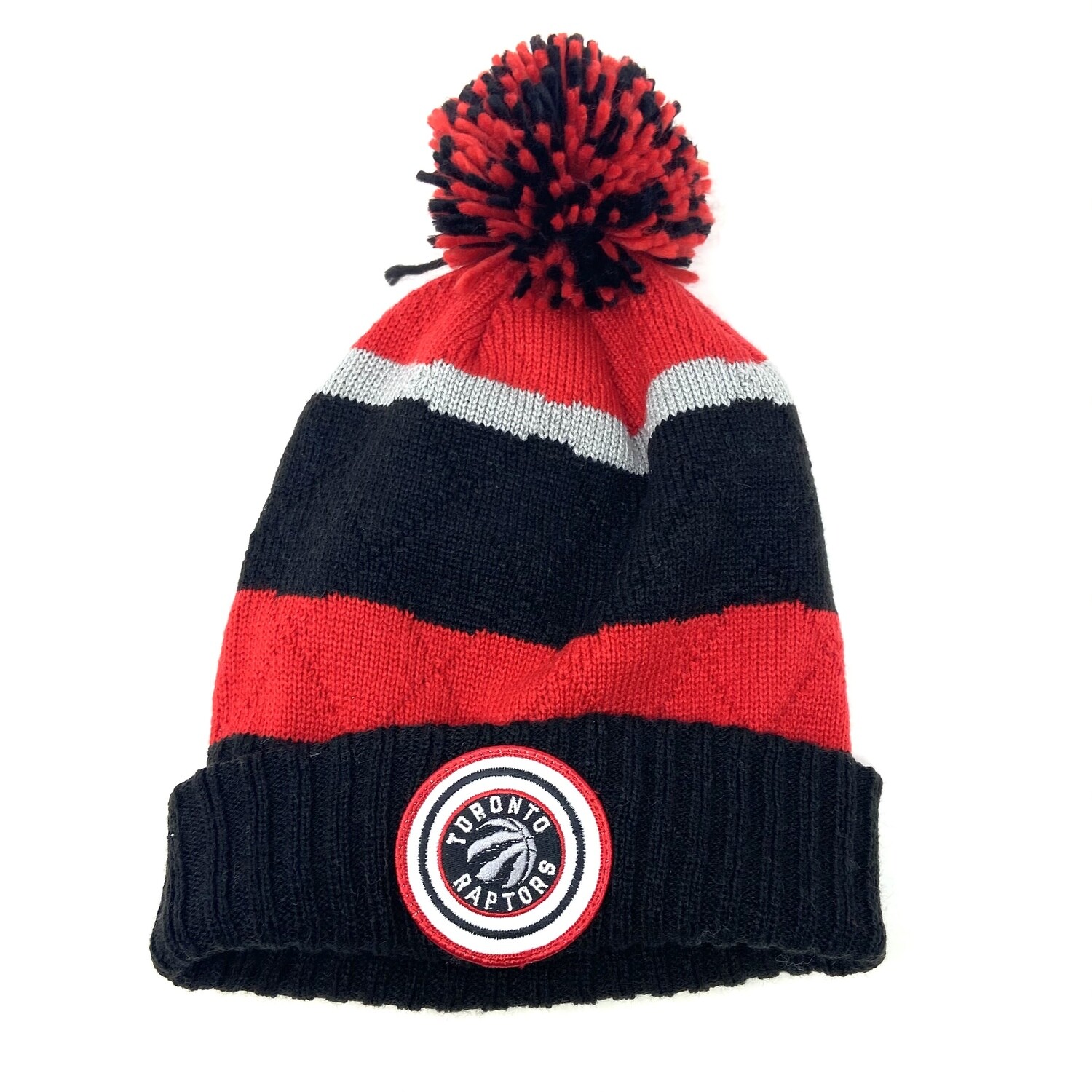 Toronto Raptors Men’s Mitchell & Ness Cuffed Pom Knit Hat
