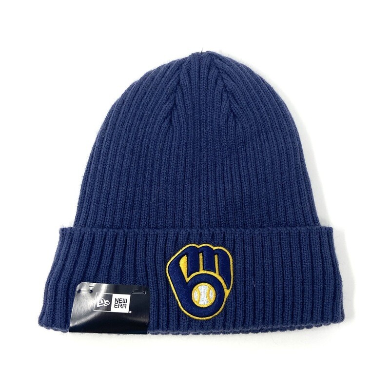 Milwaukee Brewers Men's New Era Cuffed Knit Hat