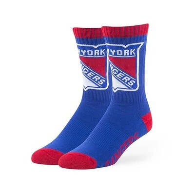 New York Rangers 47 Brand Bolt Socks